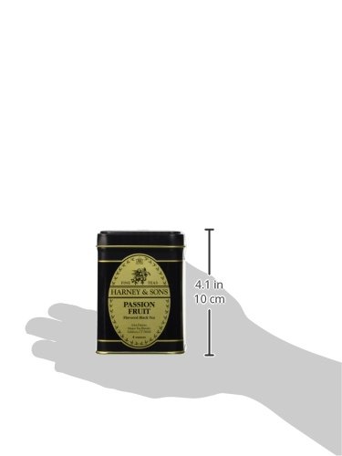 Harney & Sons Hot Cinnamon Spice, Loose Leaf Black tea, 4 Ounce tin: Passion Fruit 4 Ounce (Pack of 1)