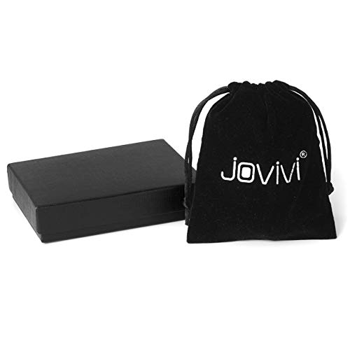 Jovivi Beads Chakra Bracelet Multi-Layer Matte Onyx Gemstone Black Obsidian Natural Yoga Beads Healing Energy Crystals Stretch Bracelets #TOP6