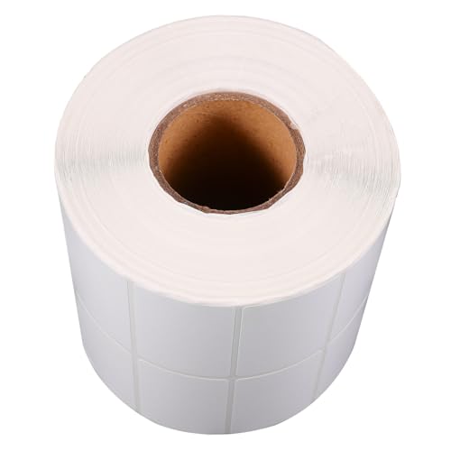 Étiquettes thermiques adhésives rouleau pour adresse nom et code-barres double rangée
