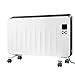MYRCLMY Mobile Dry Inerzia del Radiatore - A Infrarossi Riscaldamento Elettrico 2000W - Ausiliario Radiatore - Panel Design - Convettore Riscaldamento - Veloce di Calore/Inodore - Bagno