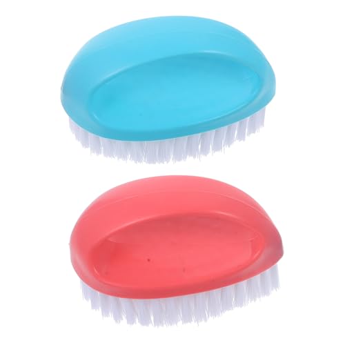 Vaguelly 2Piezas Cepillos De Limpieza De Portátiles Colores Nordic Nordic Para Manicura y Cuidados De Esmalte