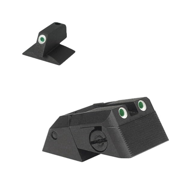 Kensight Springfield Serrated Blade 860-636 Tritium Rear Sight, Green, 991-636 991636