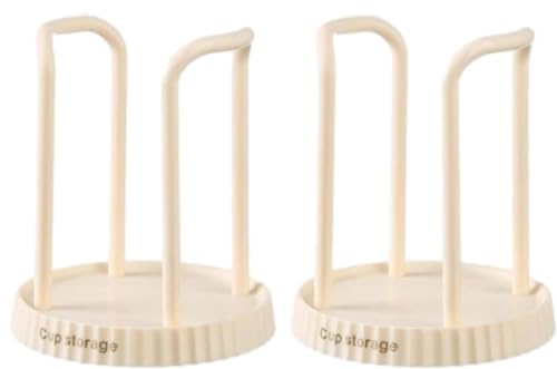2pcs Dispenser per Bicchieri di Carta, Supporto per Espositore per Tazze, Portabottiglie per Tazze da tè, Dispenser per Bicchieri di Plastica, Portabicchieri Porta Bicchierini Caffe per Casa, Ufficio