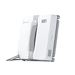 ECOVACS WINBOT MINI Window Cleaning Robot - Compact Design, Dual Nozzles with Ultrasonic Spray, 9-stage Protection System, Intelligent Path Planning, 3 Cleaning Modes, Anti-Slipping System - Grey