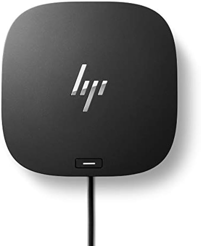 HP USB-C Dock G5-8 in 1 Adapter for Both USB-C and Thunderbolt-Enabled Laptops, PCs, & Notebooks - Single Cable for Charging, Networking, or Data Transfers - Great for Secure & Remote Management