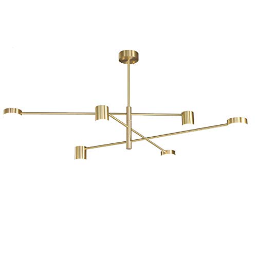 Plafonnier LED laiton moderne : illuminez votre salon et votre chambre avec style