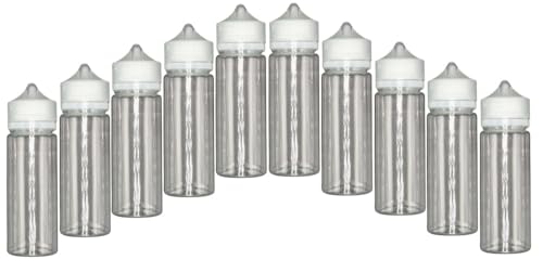 Bouteille Unicorn 120 ml avec bouchon transparent et goulot large pour mélanges faciles