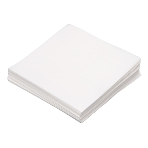 TOPINCN Papel de Pesaje de 500 Piezas, Papel de Escala de 75x75 Mm para Investigación de Laboratorio con Superficie Brillante para Reducir el Polvo y las Impurezas