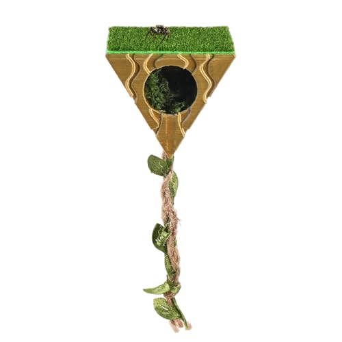 Accesorios de Hábitat para Arañas Saltadoras - Decoración magnética para Terrario de Reptiles - Escondite para Araña Saltadora, para Terrario Acuario Descanso Mygale Mante Escorpion