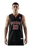 Sport Zone Chicago 23 Maillot de Basket Noir Homme Noir M