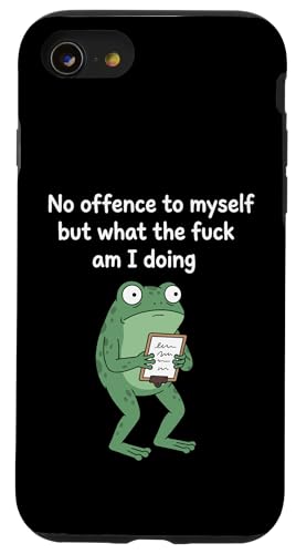 No offence to myself but what the f am I doing Meme �X�}�z�P�[�X iPhone SE (2020) / 7 / 8 �p