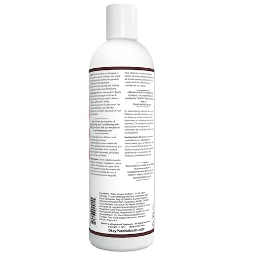 OKAY Pure Naturals Coconut & Hibiscus Shampoo, 12 Ounce, 0.34 kg, No Color, 354.88 ml (Pack of 1) - Image 2