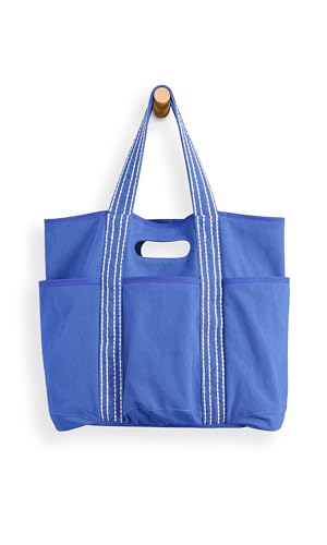 ODODOS 29L Oversized Canvas Tote Bag Large Capacity Open Top Shoulder Bags for Gym Workout Shopping Beach Travel