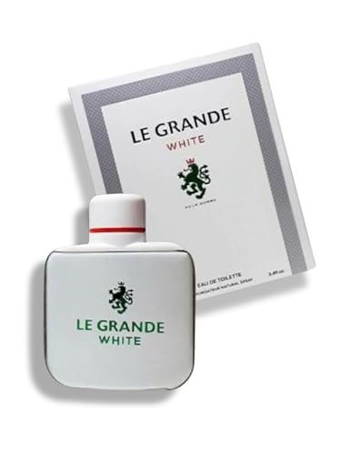 LE GRANDE WHITE EAU DE TOILETTE FOR MEN 3.4 FL. OZ. Woody Aromatic fragrance for men.