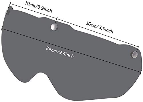 Lentille Magnétique Transparente Pour Casque De Vélo - Protection Anti-vent, Résistante Aux Chocs, Fixation Facile
