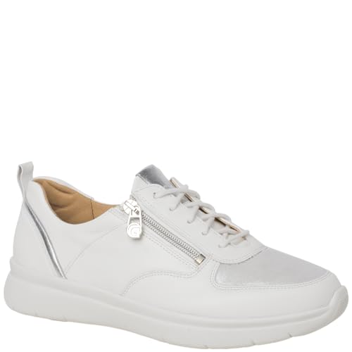Basket Ganter Femme Kira-K blanche 36 XX-Large pour marcher en ville sans douleur