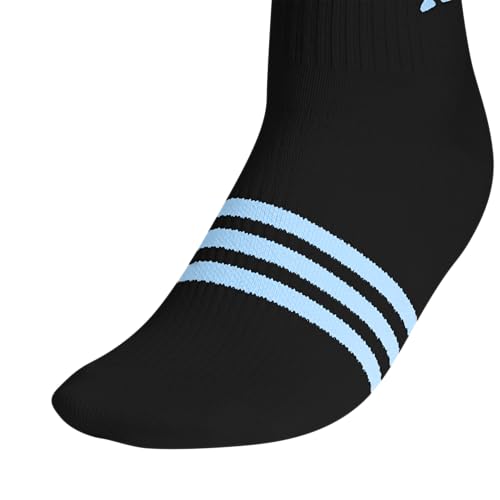 Image of adidas Unisex Kids Quarter Ankle Socks for Boys and Girls Youth (6-pack) Superlite Breathable and Lightweight Discontinued