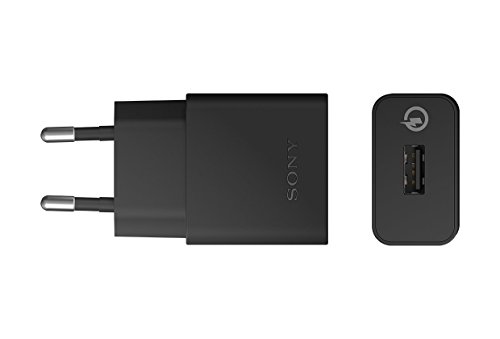 TBC© – Sony - UCH20 - Chargeur rapide avec câble original pour Xperia Z3, Z5, Z5 Compact, Z5 Premium, Xperia X - Couleur noir