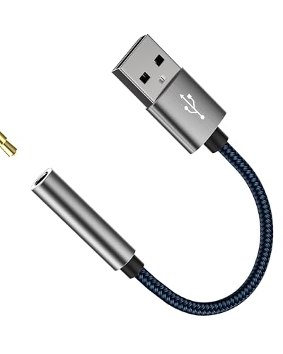 USBϊ3.5mmCzWbNA_v^ΉiPhone DAC Aux}CNI[fBISplitter^ubgAndroid PCP[uI[fBIC^[tF[Xwbhzp\RAhChXs[J[ϊA_v^3.5mmR[hCzz