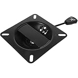 Healeved 椅子回転ベース スチール製 防爆プレート付き スツール用スイベルプレート 椅子回転コントロールベース オフィスチェアアクセサリ