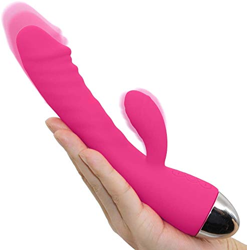 Hand Held Impact Massager G Spôt Ṙaḃḃiṫ Vîbràtôr, Personal Cordless Massager for Wómén with 10 Powerful Speed for Cervical Muscle Pain Stiff Fatigue Relief (Pink)
