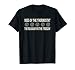 Funny Boss's Day Boss of the Thermostat Raison de la congélation T-Shirt