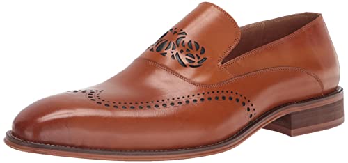 STACY ADAMS Men's Pryce Wingtip Slip on Loafer