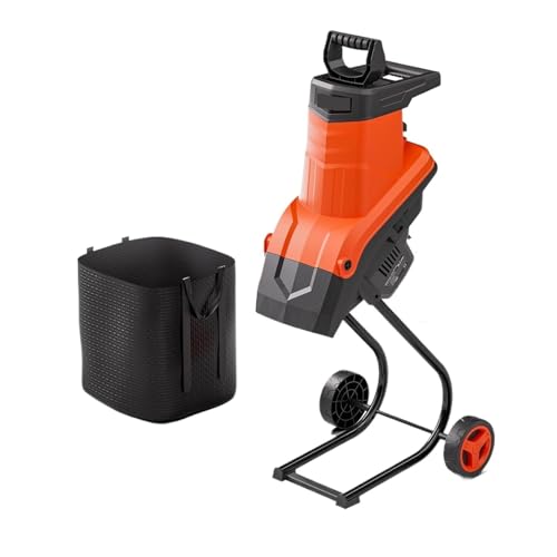 Trituradora de ramas eléctrica 45mm de capacidad y motor de 2500W para hojas de jardín