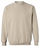 Gildan 18000 - Classic Fit Adult Crewneck Sweatshirt Heavy Blend - First Quality - Sand - X-Large