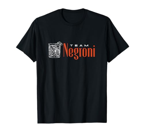 Team Negroni Classic Gin Vermouth Cocktail Drink & Club T-Shirt