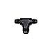 XRP 824686-6 Male to -8 Male to -6 Male Aluminum Stepped Male Tee