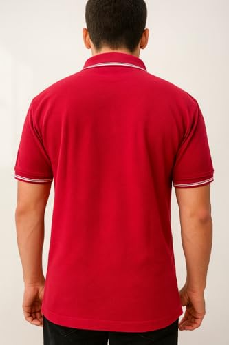 Image of Dollar Pack of 1 Men's Cotton Polo T-Shirt with Classic Collar