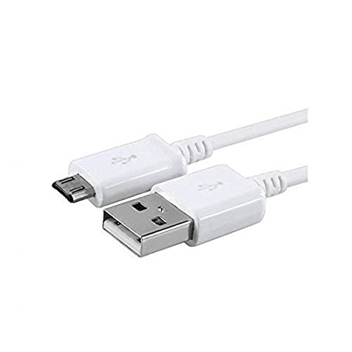 Image of 18W Qualcomm Quick Charge 3.0 | Adaptive Fast Charging cable Compatible for vivo Y17,vivo Y17 w,vivo Y18 L,vivo Y19,vivo Y1s,vivo Y20 1 Meter Micro USB Charging Data Cable (Only Cable | White)