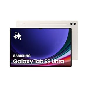 Samsung Galaxy Tab S9 Ultra 5G Android Tablet, 1TB Storage, S Pen Included, Unlocked, Beige, 3 Year Extended Warranty (UK Version)