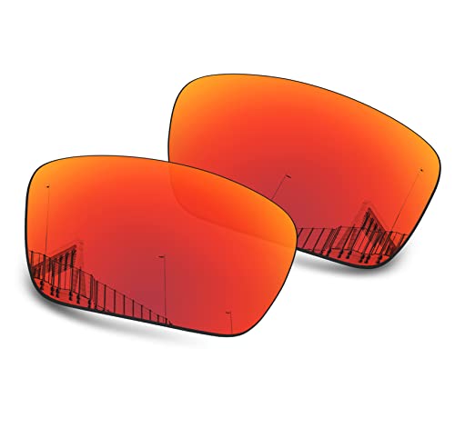 Image of Well-aimed Replacement Lenses Compatible with Oakley Fuel Cell OO9096 Sunglasses - Red Iridium Polarized