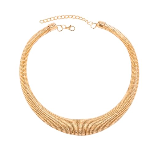 Collier ras du cou homme au design métallique exagéré pour vos soirées