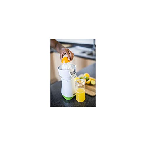 Miniatura 6 de Russell Hobbs Mix & Go - Exprimidor y Batidora de Vaso Individual (300W, Batidora Smoothies, Sin BPA, Blanco y Verde, 1 Vaso de 600 ml, 1 Vaso de 400 ml) - ref. 21352-56