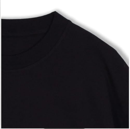 Generic Oversized Anime Graphic T-Shirt for Men blk - Image 4