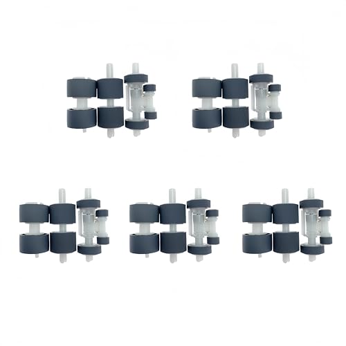 Kit rouleau Epson B12B813561 compatible DS-510 DS-520 DS-560 DS-410 de rechange pour scanner - Lot de 5