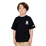 半袖Tシャツ キッズ 丸首 綿100％ COTTON USA ラバープリント バインダーネック仕様 SHORT SLEEVE T-SHIRT BOYS CASUAL CK-B315-090-100
