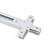 IIVVERR Track Connector 2-Wire 4-Way Rail Joiner Light Mounted Fitting White (Conector de riel 2-Wire 4-Way Joiner montado montaje