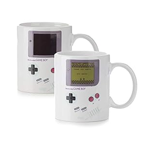 Paladone Gameboy Heat Changing Coffee Mug – Gift for Gamers, Nerds, Nintendo Mario Fans, Men, and Retro 90s Game Enthusiasts – 10 Ounces