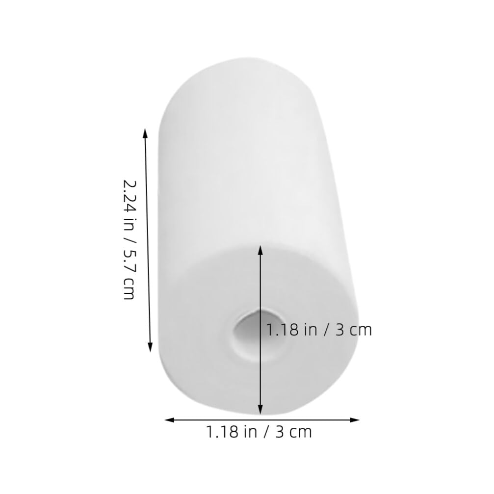 Rollo de Papel Térmico Blanco 25 Rollos para Recibos Impresora