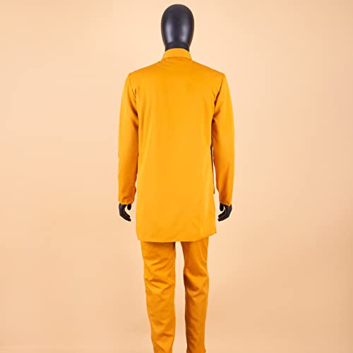 African Clothing for Men Dashiki Blazer and Pants 2 Piece Set Bazin Riche Attire Outfits Outwear African Suit4