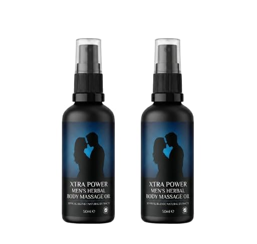 Xtra Power Herbal Body Massage Oil for Men 50ml | Ayurvedic Massage Oil with Ashwagandha, Shilajit, Safed Musli, Gokshura, Kaunch Beej & Maca Root | Lightweight Non-Greasy Nourishing Body Massage Oil for Daily Self-Care-image-0