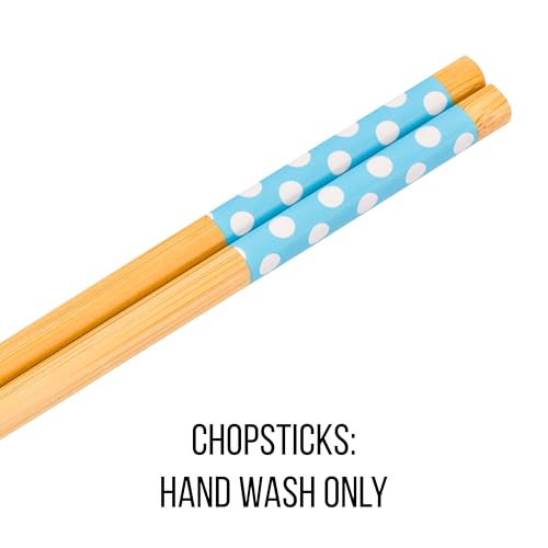 Silver Buffalo Hello Kitty and Friends Little Twin Stars, Pompompurin, Pochacco, Cinnamoroll, Kuromi, My Melody, and Keroppi Ceramic Ramen Noodle Rice Bowl with Chopsticks, Microwave Safe, 30 Ounces