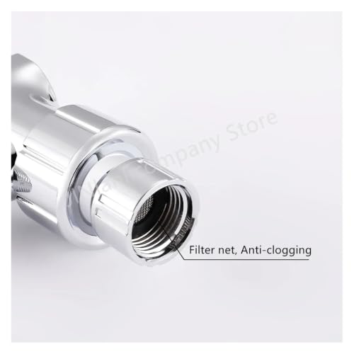 Support de bras de douche réglable en nickel brossé, design durable - 5