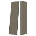2” Thick Acoustic Panels with Hanging Brackets to the Wall, 2 PCS 47.2” x 11.8” Fiberglass Sound Absorbing Panels for Home Theater Church Office Wall or Ceiling, Light Brown