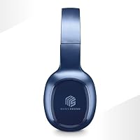 Music Sound | Bluetooth Kopfhörer Basic | Ohrmuschel-Bluetooth-Kopfhörer mit Ausziehbarem Kopfband – 14 Stunden Akkulaufzeit – 2 Stunden Ladezeit – LED-Anzeige und AUX-Eingang – Farbe Blau – Ansicht 3