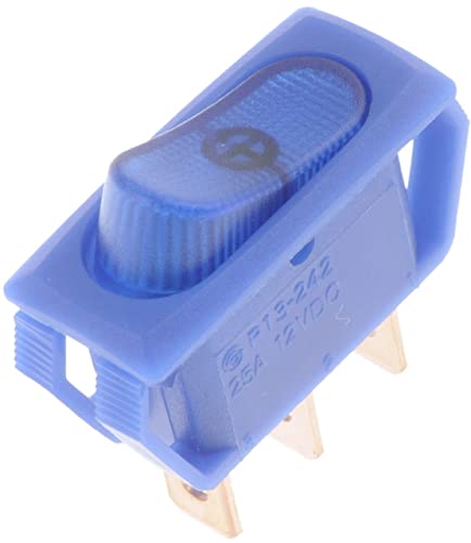 Rocker Rect Azul/Azul para restaurar la botonera del coche y conectar accesorios de 12V